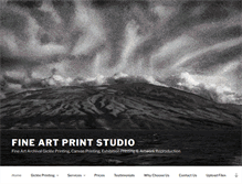 Tablet Screenshot of fineartprintstudio.com